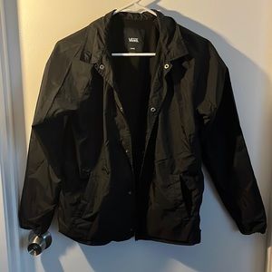 Kids Black vans windbreaker jacket